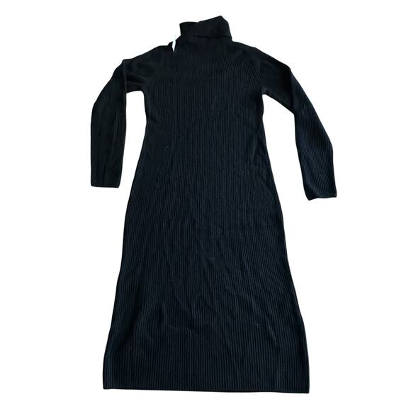 Womens Dress Size Medium Black Sweater Brand New Turtleneck Winter - Picture 4 of 8